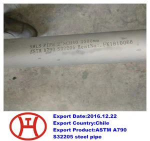 ASTM A790 S32205 Sømløst stålrør