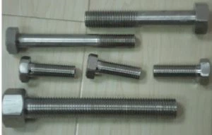 Høj temperaturbestandig N 08020  DIN 2. 4660  Legering 2 0 Bolt med hex / firkantet / rundt hoved